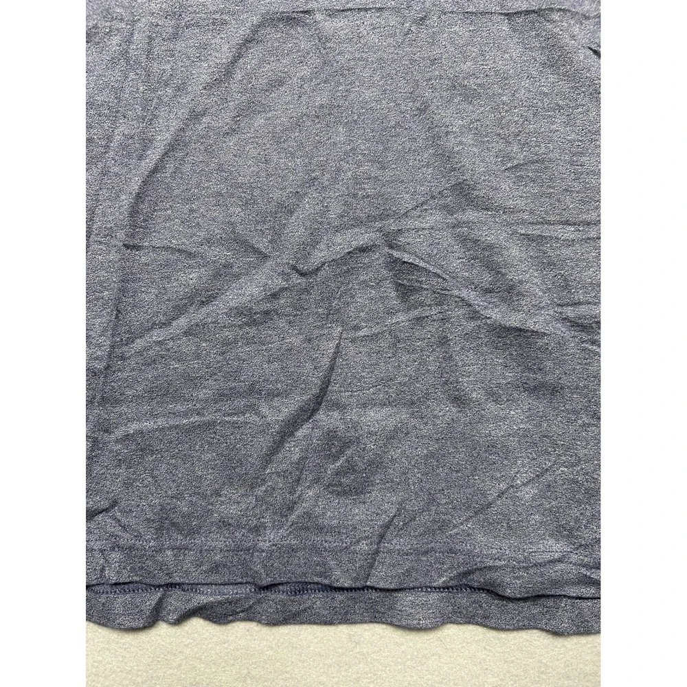 Banana Republic Polo Shirt 100% Cotton Heather Blue Large Mens